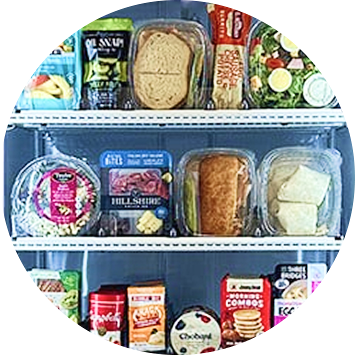 Fresh food products inside SmartMart